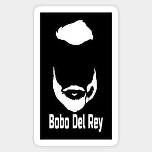 Bobo Del Rey White Sticker